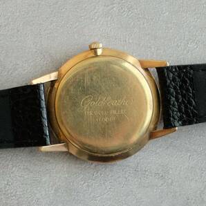 極美品 SEIKO GOLDFEATHER セイコー ゴールドフェザー 25石 15008E 14KGF SD文字盤 手巻き 1961年製 アンティーク腕時計の画像7