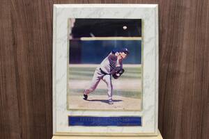 ★【中古品】HIDEO NOMO 野茂 英雄 写真 MLB ドジャース現役時代 1995 PHOTO FILE 額裏ダメージあり【Y4041003】★