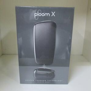 ☆ 未開封 ploom X プルームエックス スレートグレイ SLATE GREY スターターキット 電子タバコ 加熱式 喫煙具 S4012001の画像1