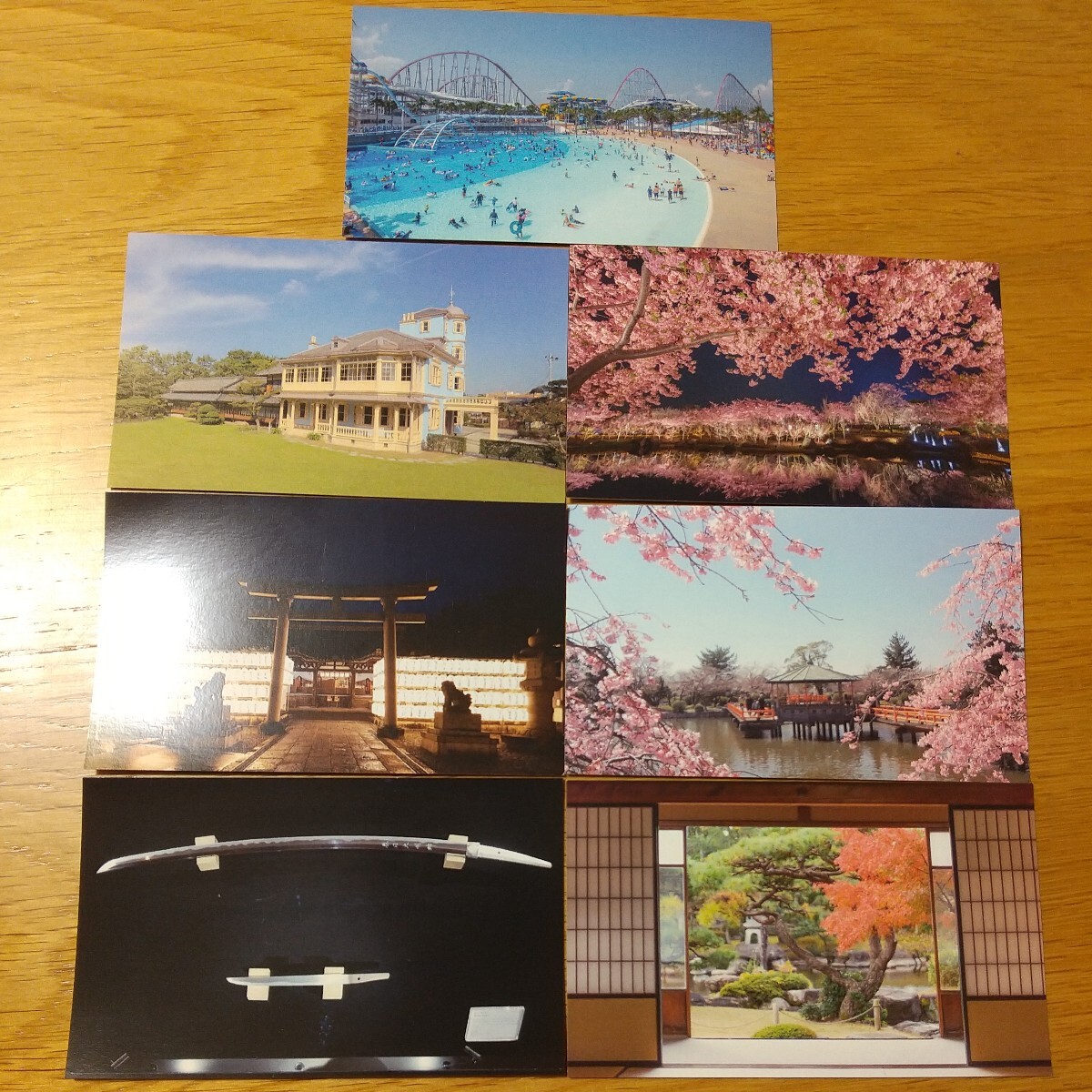 [Nicht zum Verkauf] Mie-Präfektur Kuwana-Stadtlandschaftspostkarte Kuwana in Fotos Landschaftsfotokarte Sammelkarte Nagashima Spaland Rokkaen Kuwana-Schrein Ukimido Versand 63 Yen, Antiquität, Sammlung, verschiedene Waren, Ansichtskarte