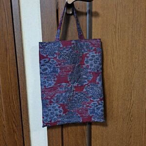 ★着物リメイク/ハンドメイド/紬、大島紬/トートバック/エコバック/一点もの★ 手提げ トートバッグ ハンドメイド お出かけ