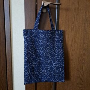 ★着物リメイク/ハンドメイド/紬/トートバック/エコバック/一点もの★ 手提げ バッグ