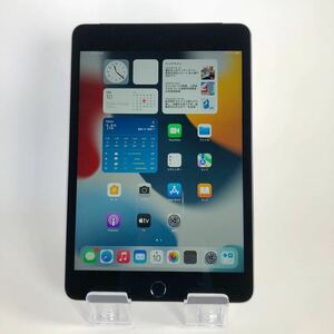 【1883】☆Cランク☆Apple☆iPad mini4 Wi-Fi+cellular 128GB☆ブラック☆利用制限○☆SIMフリー☆