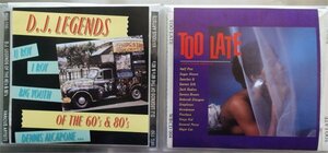 DJ Legends Of The 60's and 80's + Too Late 2CD Set