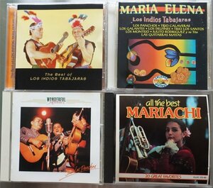 Best Of Los Indios Tabajaras + Maria Elena + Trio Los Panchos Wonderful Melodies + All The Best Mariachi 4CD Set