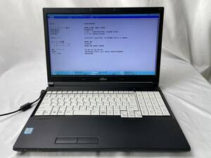 ★1円～スタート！富士通 LIFEBOOK A576/PX ◆Intel Core i5-6300U @ 2.40GHz ◆メモリ4GB/HDD500GB/DVD ※BIOS起動OK【ジャンク品】722