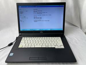 ★1円～スタート！富士通 LIFEBOOK A576/P ◆Intel Core i3-6100U @ 2.30GHz ◆メモリ8GB/DVD ※BIOS起動OK【ジャンク品】718