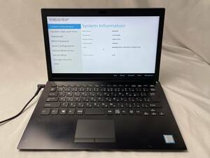 ★1円～スタート！VAIO Pro PG VJPG11C11N ◆ Intel Core i7-7500U @ 2.70GHz ◆メモリ8GB ※BIOS起動OK【ジャンク品】875