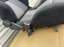 ！引き取り限定！　レカロ　シート　RECARO セミバケ　シートレール　黒　車　グレー　福岡_画像4