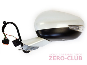 [ Peugeot 508 W2W5F02 right steering wheel for / original door mirror ASSY left side pearl white ][2496-95043]