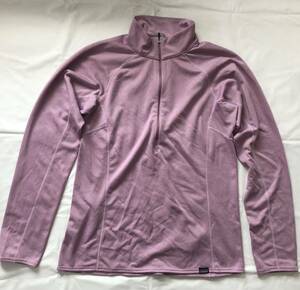 patagonia パタゴニア POLARTEC 長袖カットソー ジップネック ピンクパープル系 M 長袖