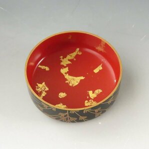 ◆◇加賀蒔絵 村田宗覚 芽張柳蒔絵 大棗 ◇◆茶道具 chado ware, lacquer ware dby9868-Lの画像7