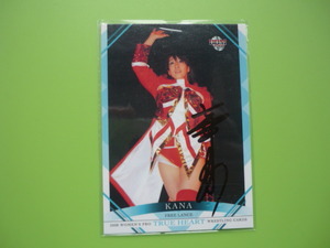 華名【直筆サインカード】BBM２００８☆TRUE HEART／限定５８枚 WWE ASUKA アスカ　AUTOGRAPHED CARD