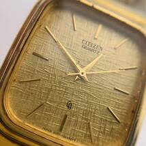 CITIZEN 4031-490321 K 38-0261 腕時計 クォーツ ファッション 【S81144-657】_画像9