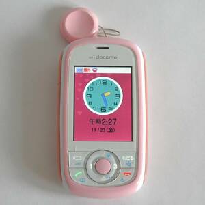 【中古】 ドコモ キッズ ケータイ docomo HW-01D ピンク(P)