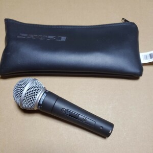 マイク　Shure　SM58－SE　スイッチ付き　ボーカル用ダイナミックマイクロフォン　動作確認済み　極上美品　②