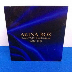 【CD】中森明菜デビュー30周年 AKINA BOX SACD/CD Hybrid Edition 1982-1991☆完全生産限定盤☆欠品あり（5174）の画像1