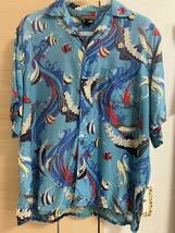 patagonia pataloha Tropical Fish Aloha Shirt XLアロハシャツ ハワイアンシャツ 古着 ビンテージ レーヨン パタゴニア80s マーメイド_画像1