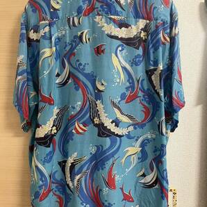 patagonia pataloha Tropical Fish Aloha Shirt XLアロハシャツ ハワイアンシャツ 古着 ビンテージ レーヨン パタゴニア80s マーメイドの画像2
