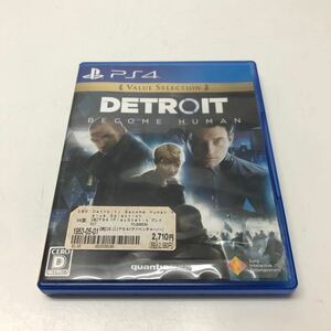 A487★Ps4ソフト DETROIT BECOME HUMAN【動作品】