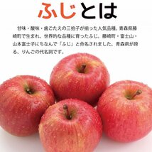 青森県産　家庭用　りんご　ふじ　訳あり　10kg　送料無料！_画像2