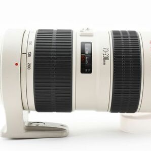 【極上美品】Canon キャノン ZOOM LENS EF 70-200mm F2.8 L ULTRASONIC 望遠ズームレンズ レンズフード付きの画像5