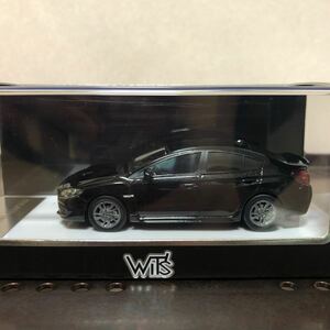 550 未開封 WIT'S スバル インプレッサ WRX S4 1/43 ミニカー 黒 模型 完成品