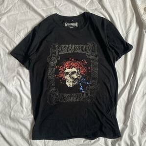 グレイトフル・デッド The Grateful Dead イギリス製 UK製 Tシャツ サイズL オフィシャル バンドT スカル ローズ 薔薇 骸骨の画像1