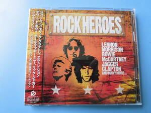 中古ＣＤ◎オムニバス　ＲＯＣＫ　ＨＥＲＯＥＳ（ロック・ヒーローズ）◎３２曲収録　２枚組