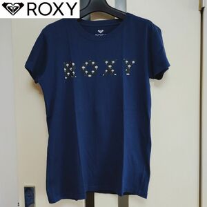ROXY ロゴ ネイビー Tシャツ