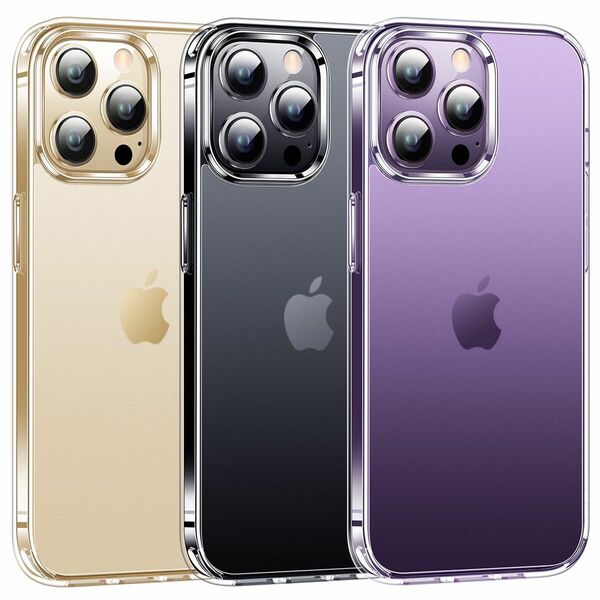 CASEKOO iPhone14ProMax用ケース クリアケース マット感