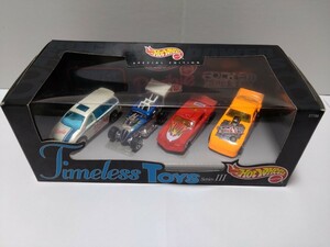 マテル ホットウィール Hot Wheels Special Edition Timeless Toys Series Ⅲ 4台セット バービー ダッジキャラバン FIAT500C アタチュード