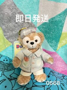 上海ディズニー限定★ ダッフィーぬいぐるみキーチェーン 2024春日シリーズ