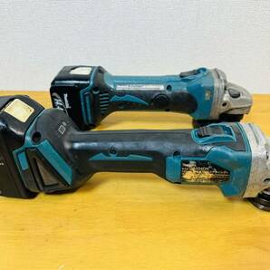 Makita マキタ 充電式ディスクグラインダ GA504DN/ GA400D 2台セットジャンク品の画像5