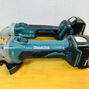 Makita マキタ 充電式ディスクグラインダ GA504DN/ GA400D 2台セットジャンク品の画像1