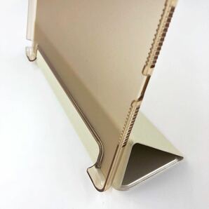 【新品カバー 】 iPad (第9世代 2021) 10.2 インチ 対応 ケース (ゴールド) 三つ折り スタンド 耐衝撃 軽量 落下防止 着脱簡単 の画像7