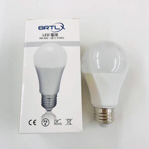 【未使用】 LED電球 E26口金 9W 60W形相当 色温度3000K 高輝度 A60 PSE認証済み 