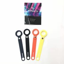 ★未使用★【Altecs】AirTag用 ケース(4個セット) ロケーショントラッカー保護カバー エアタグ用 紛失防止 シリコン 保護ケース _画像1