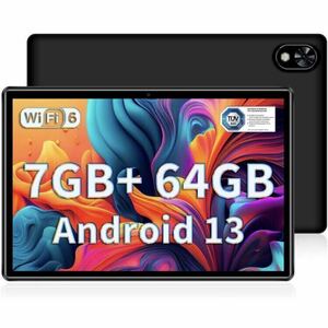 【新品未開封】タブレット本体 DOOGEE U9 Android13タブレット ブラック 黒色 10.1インチ 1280×800IPS Widevine L1 Wi-Fi6 アンドロイド