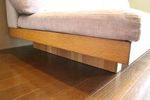 ★☆MasterWal DANISH SOFA 3シーター 180cm 3P マスターウォール ソファ オーク 無垢材 ファブリック　ローソファ 北欧モダン 3人掛け 2.5_画像6