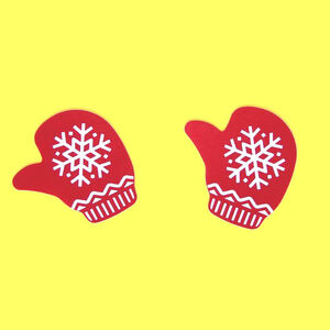 NA ニップレス ニプレス ブラトップ ランジェリー 透け防止 下着 レディース サンタ クリスマス 赤 139 手 結晶 手袋