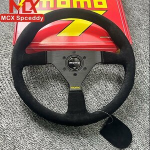  new goods! car steering wheel sport steering gear race for car modified equipment 14 -inch suede wheel momo fxp085