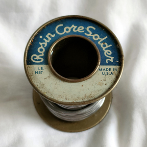 Rosin Core Solder ビンテージ ハンダ 1ポンド