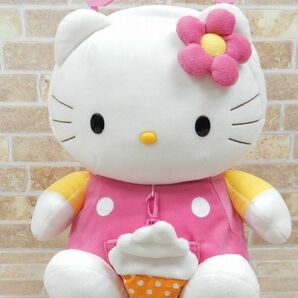 良品! Sanrio/サンリオ ハローキティ 2002年/当時物 ドールキャリーバッグ/ぬいぐるみキャリー 【7109y1】の画像1