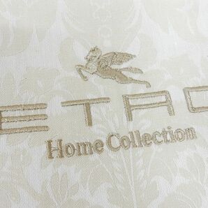 未使用品! ETRO/エトロ コットン100％ ロングワイド ジャガードシーツ 150cm×250cm 【6857y1】の画像2