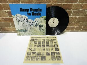 DEEP PURPLE ディープ・パープル IN ROCK LP レコード 洋楽 ロック 【1001mk】