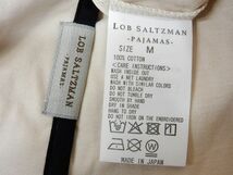 良品!! LOB SALTZMAN/ロブサルツマン 330シリーズ 綿100％ パジャマ/ルームウェア Mサイズ 日本製/桐箱入 【5578y1】_画像6