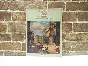 オペラ ヴォーカルスコア / リータ / ドニゼッティ / リコルディ社 Rita Donizetti RICORDI 声楽 洋書 楽譜 【813mk】