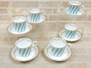 Noritake/ノリタケ ダイヤモンドコレクション印 カップ&ソーサー 6客セット 【7577y1】