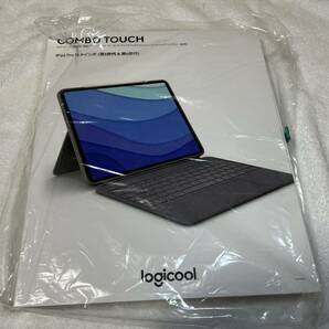 未使用 未開封品 ロジクール iPad Pro 12.9インチ用 トラックパッド＆キーボード一体型ケース COMBO TOUCH iK1275GRArの画像1